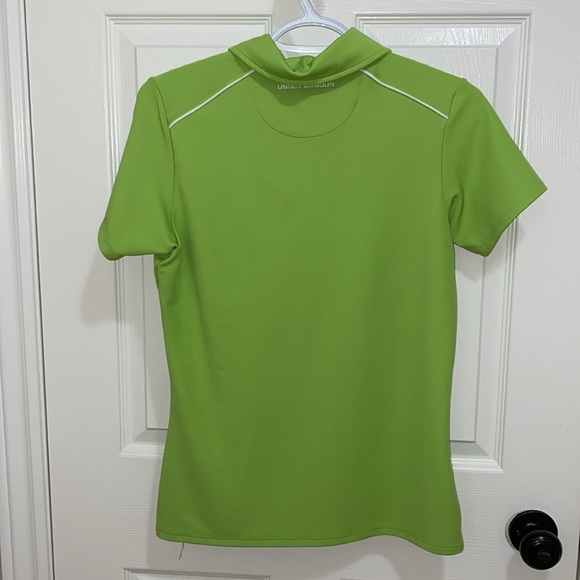 Under Armour | Woman’s Collared Lime Green Polo Tee - Size Small - Picture 2 of 12